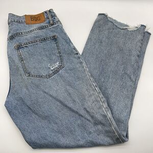 BDG By Urban Outfitters Distressed Raw Hem "Cowboy Jeans" High Waisted-Size 29